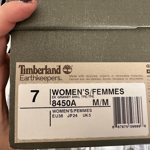 Brand new in box Timberland Tilton Low Leather Waterproof Hiking Trail shoe Sz 7 - Picture 6 of 6